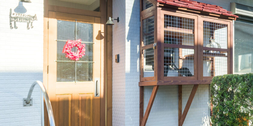 名古屋市中川区　地域猫施設 ねこ専用テラス キャティオ編